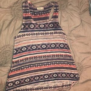 Tribal print tank